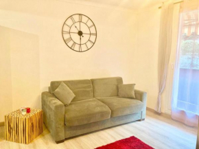 Menton : Le Landelle, Studio, 10 minutes gare, Menton